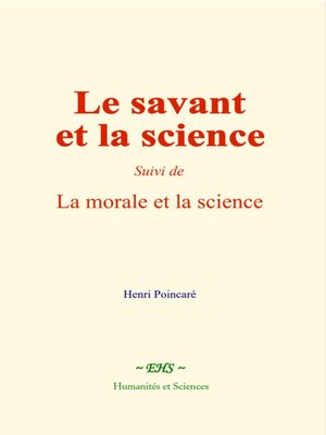cover image of Le savant et la science